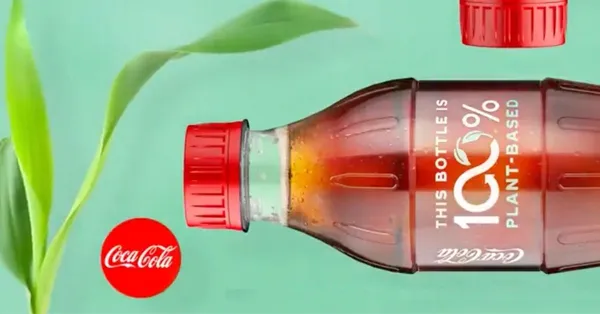 Avec une bouteille 100% végétale, Coca-Cola prépare son futur sans plastique d'ici 2030