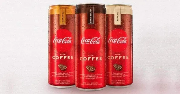Canettes de Coca-Cola café avec plusieurs saveurs de soda 
