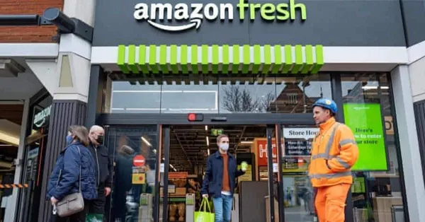 Un magasin Amazon Fresh, le nouveau concept de livraison alimentaire à domicile 