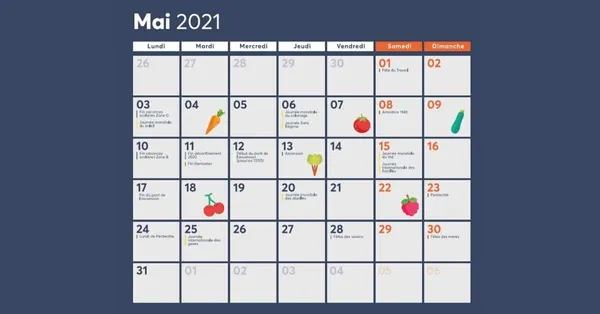 Les dates à ne pas manquer pour animer ses réseaux sociaux en mai