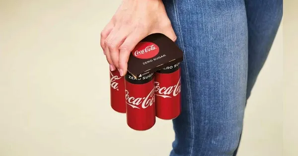 Coca-Cola supprime le plastique de ses emballages de canettes